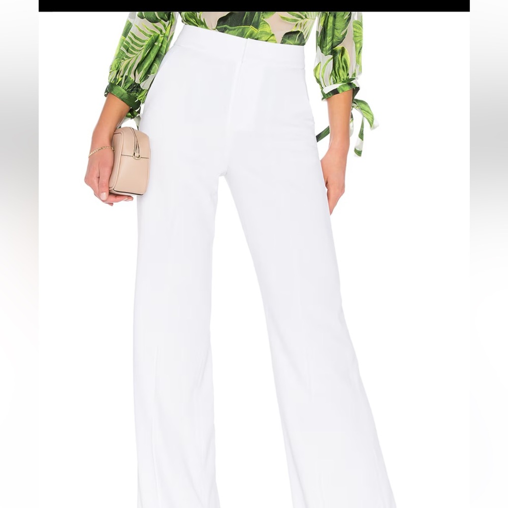 Alice Olivia  Dylan Hight Waist Flare Leg Pants